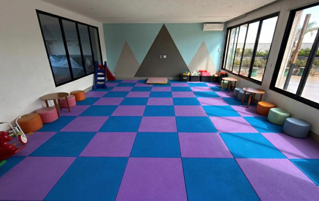 Piso de borracha colorido PBG